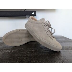 KOIO Capri Leather Sneakers Italian Suede Shoe Light Grey Men Sz EU 42 US 9